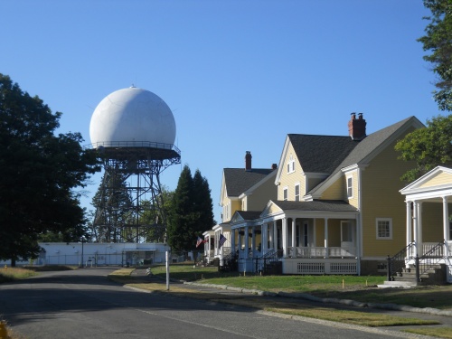 Radar tower on Officers Row