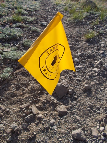 Tahoe Rim Trail markers