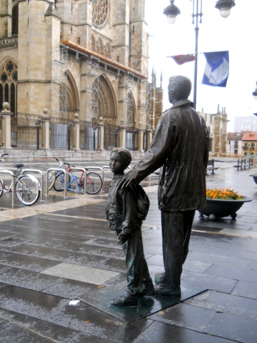 Man with wayward child