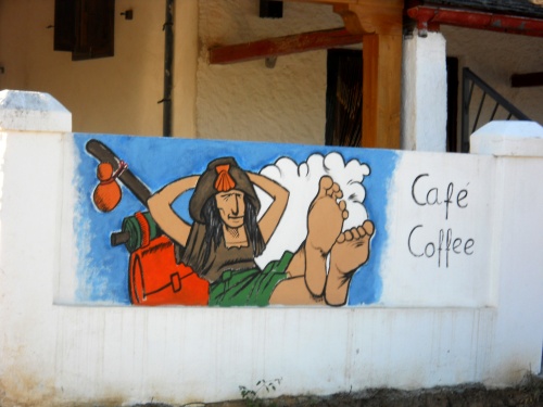 Cafe Coffee Mural