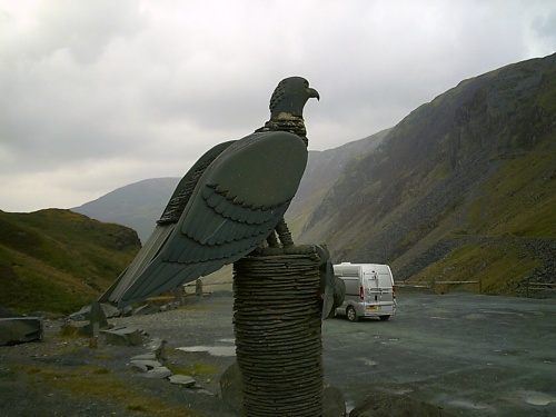 Artwork made of slate