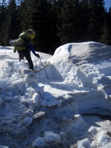 A snow camp