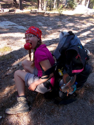 Karolina on the trail!