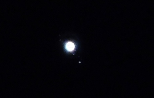 Jupiter and its moon