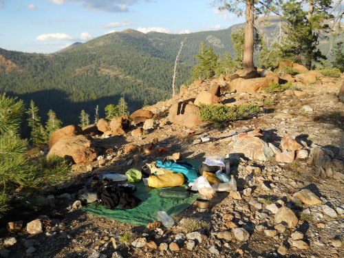 Campsite with a view!