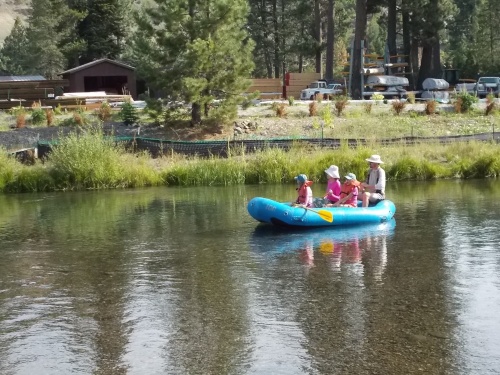 Rafters on the Truckee River